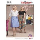 8612 Women's Easy Wrap Skirts by Ashley Nell Tipton