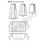 8612 Women's Easy Wrap Skirts by Ashley Nell Tipton