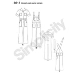 8615 Men's Vintage Jumpsuit and Overalls