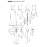 8635 Ladies Dress, Jumpsuit and Romper