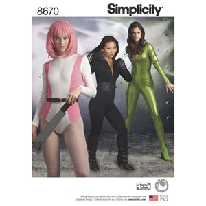 8670 Ladies Cosplay jumpsuit