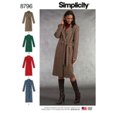 8796 Ladies/Petite Lined Coat