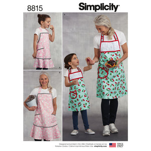 8815 Child's and Ladies Apron