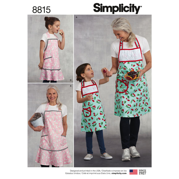 8815 Child's and Ladies Apron