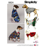 8824 Dog Coats in Three Sizes