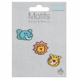 3 Animal Heads Motif CFM2/072X