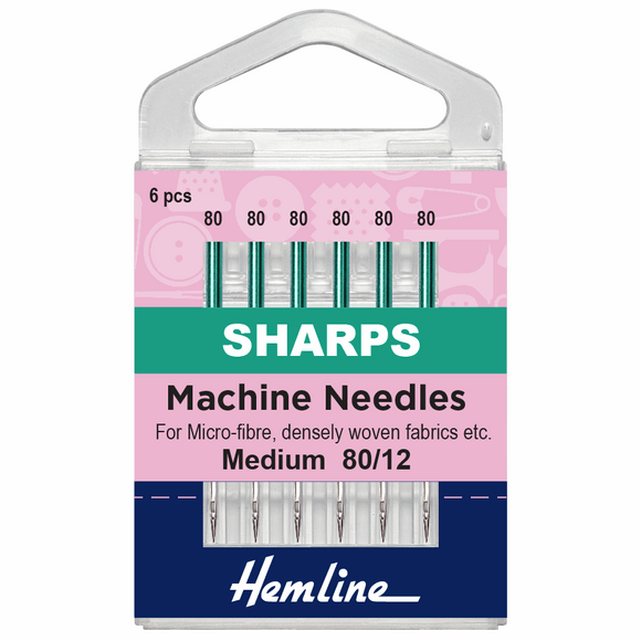 Machine Needles - Sharps 80/12