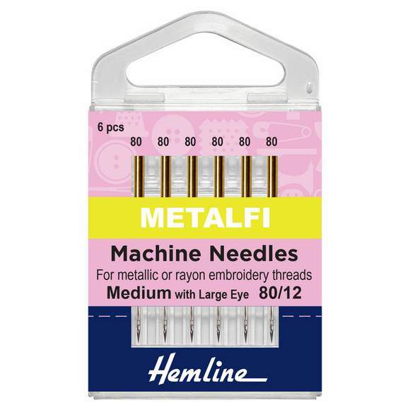 Machine Needles - Metallic 80/12