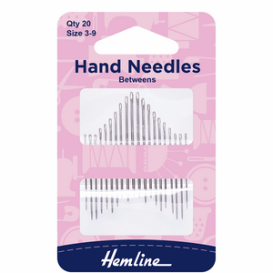 Hand Needles Betweens Sizes 3 - 9
