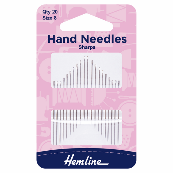 Hand Needles Sharps Size 8