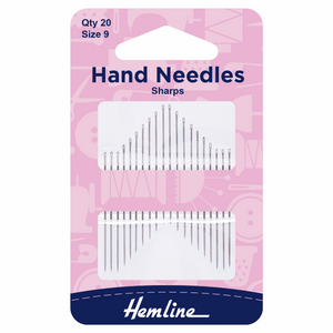 Hand Needles Sharps Size 9