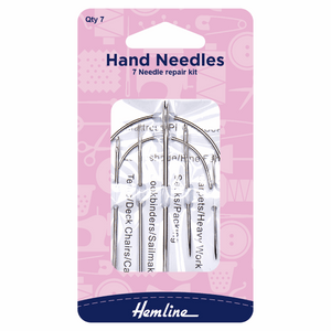 Hand Needles 7 piece repair kit