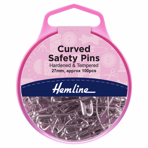 Curved Safety Pins 27mm