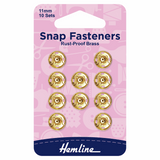 Sew-On Snap Fasteners 11mm