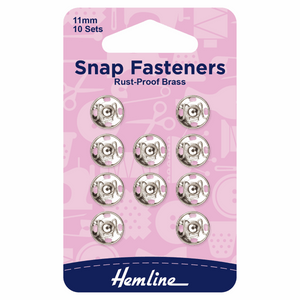 Sew-On Snap Fasteners 11mm