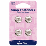 Sew-On Snap Fasteners 15mm