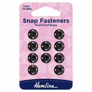 Sew-On Snap Fasteners 11mm