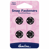 Sew-On Snap Fasteners 15mm