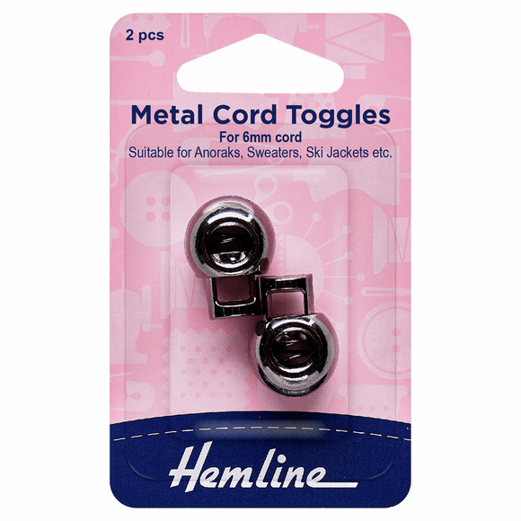 Metal Cord Toggles - Set