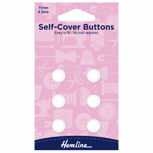 Self-Covering Buttons 11mm