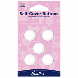Self-Covering Buttons 18mm