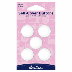 Self-Covering Buttons 22mm