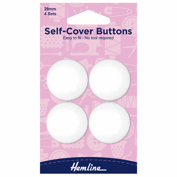 Self-Covering Buttons 29mm