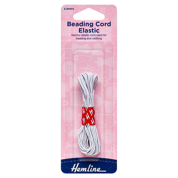 Beading Cord Elastic white