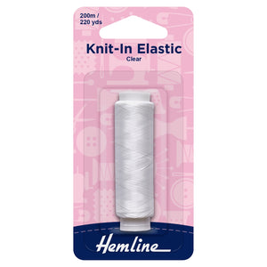 Knit in Clear Elastic