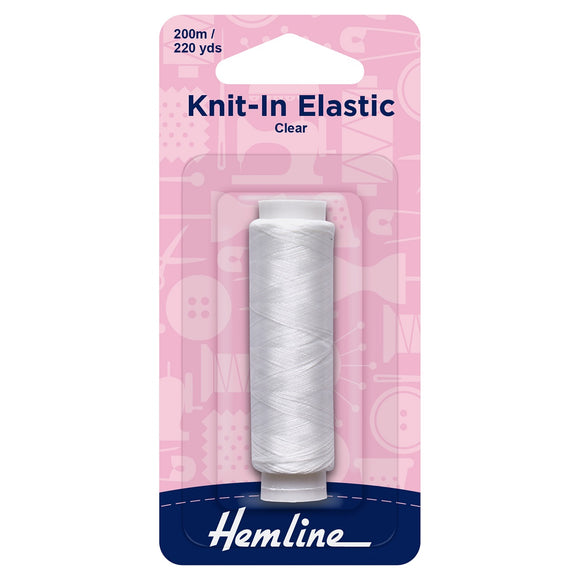 Knit in Clear Elastic