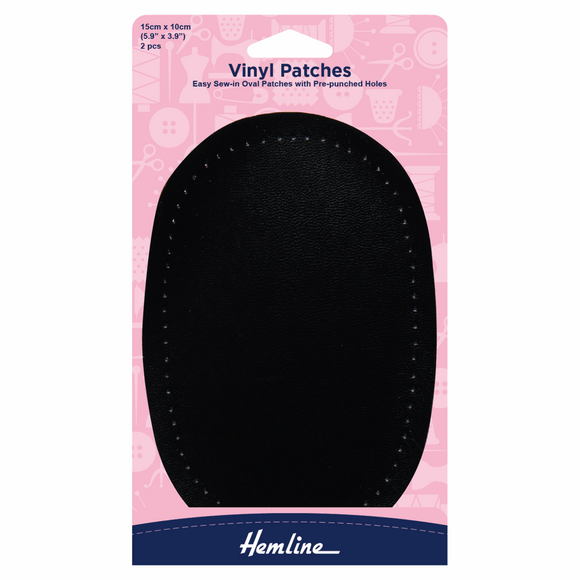 Vinyl Sew-In Patches