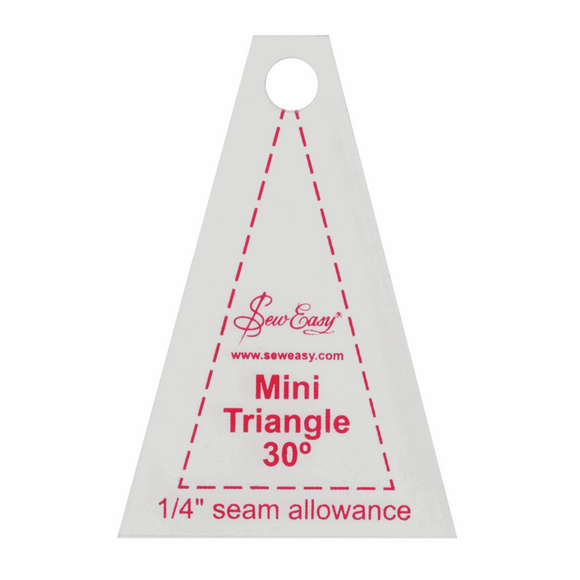 30 degree Triangle Mini Quilting Template
