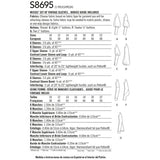 8695 Women's Vintage Set of Sleeves