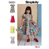 8851 Child's Dresses