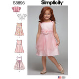 8896 Children's Dresses and Bolero