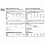 8961 Children's, Girls, and Dolls' Skirts