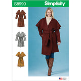 8990 Ladies Wrap Coats