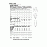 9226 Ladies Knit Tops and Skirt