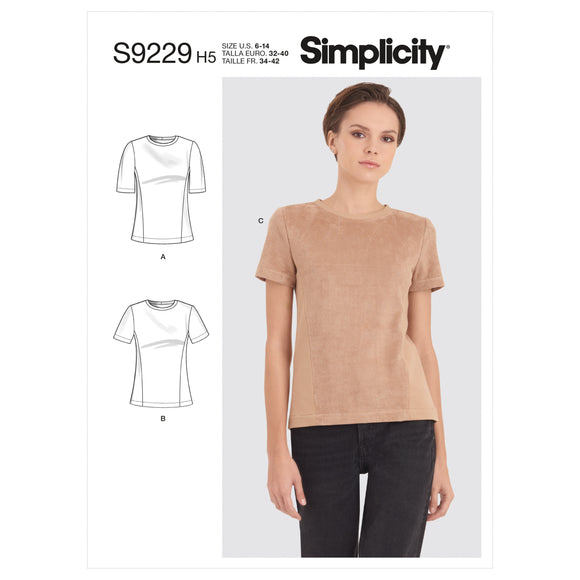 9229 Ladies Knit Tee Shirt