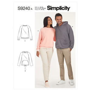 9240 Unisex Raglan Pullover Sweaters