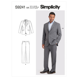 9241 Men's Suit Jacket & Trousers