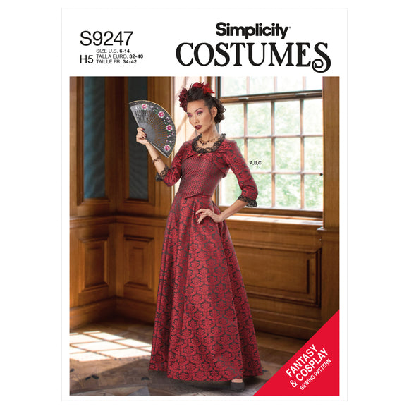 9247 Ladies Bolero, Corset, Skirt