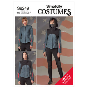 9249 Ladies Jacket, Pants, Cropped Hooded Tabard, Mask