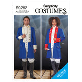 9252 Unisex Continental Uniform Costumes