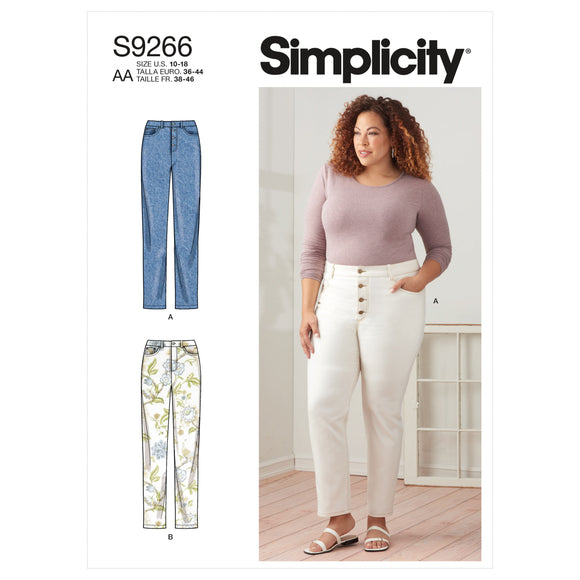 9266 Ladies and Women's Vintage-style Jeans