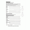 9284 Ladies Sweetheart-Neckline Dresses