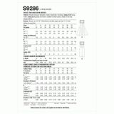 9286 Ladies Fold-back Facing Dresses