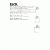 9308 Tote Bags in Three Sizes