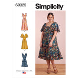 9325 Ladies and Women's Dress with Length and Sleeve Variations