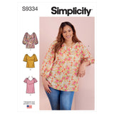 9334 Ladies and Women's Tops in Two Lengths